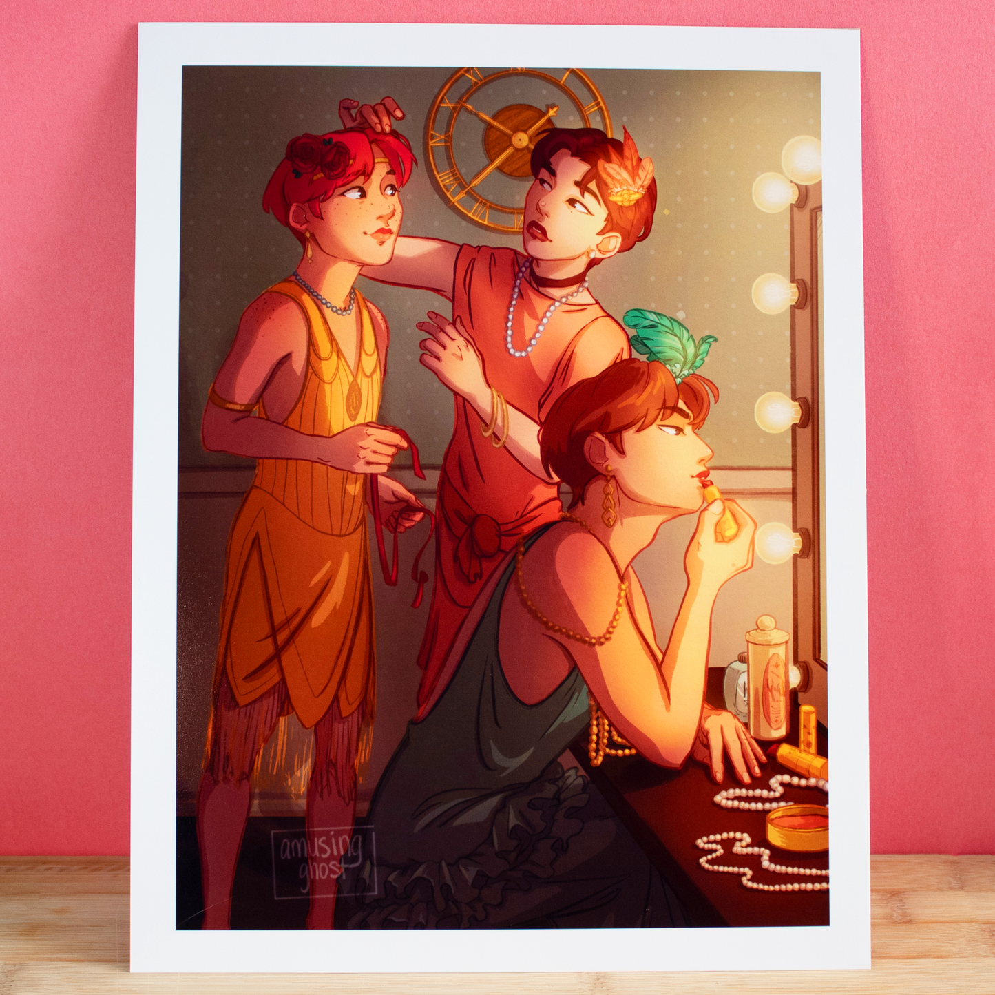 Beauties Backstage Print