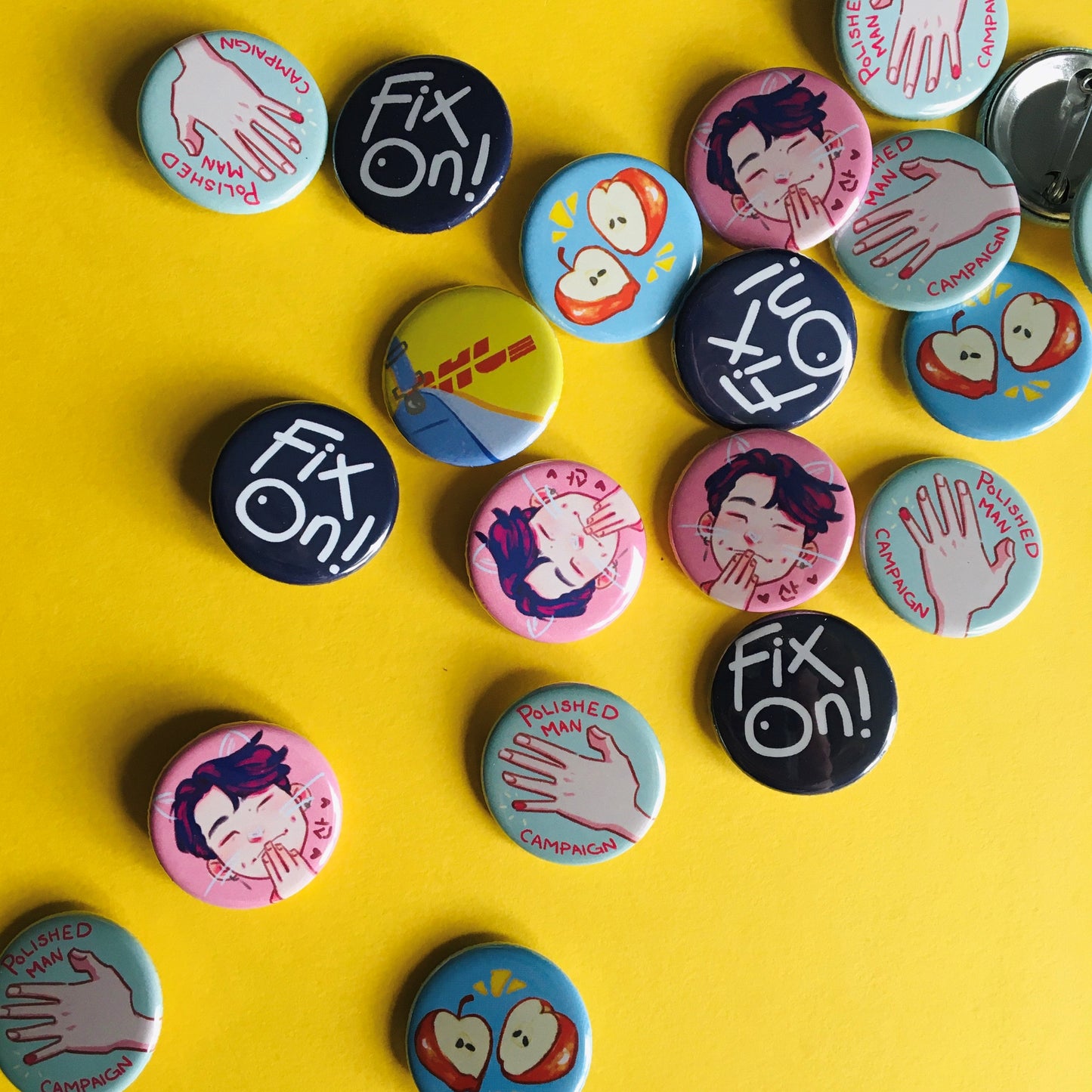 Ateez Buttons