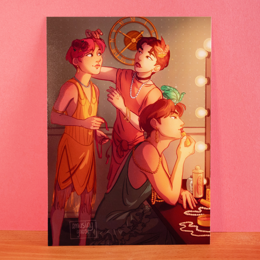 Beauties Backstage Print