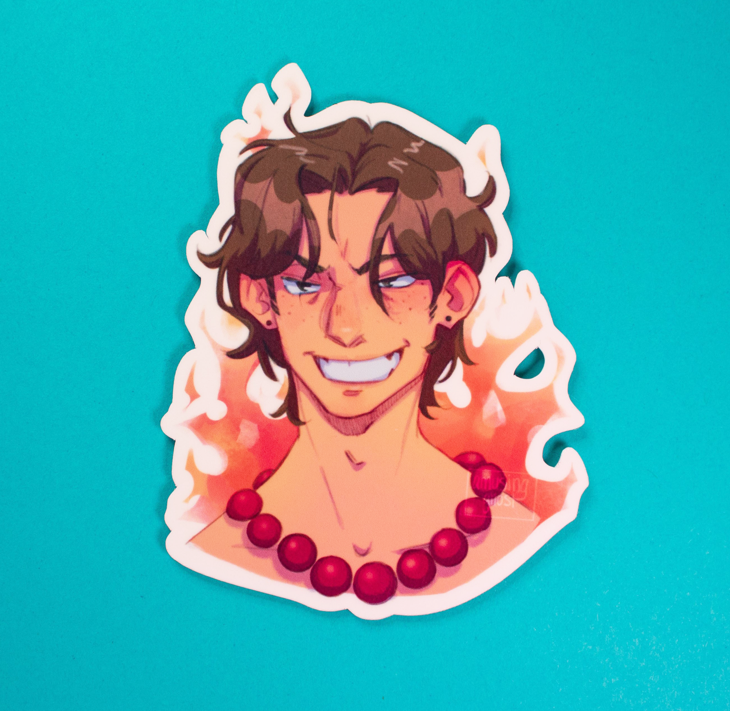 Fire Fist Ace Sticker