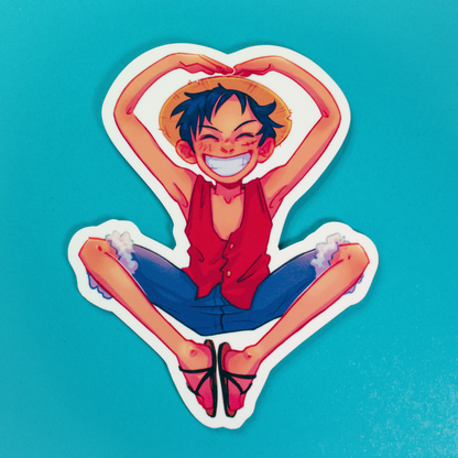 Fingerheart Strawhats Stickers