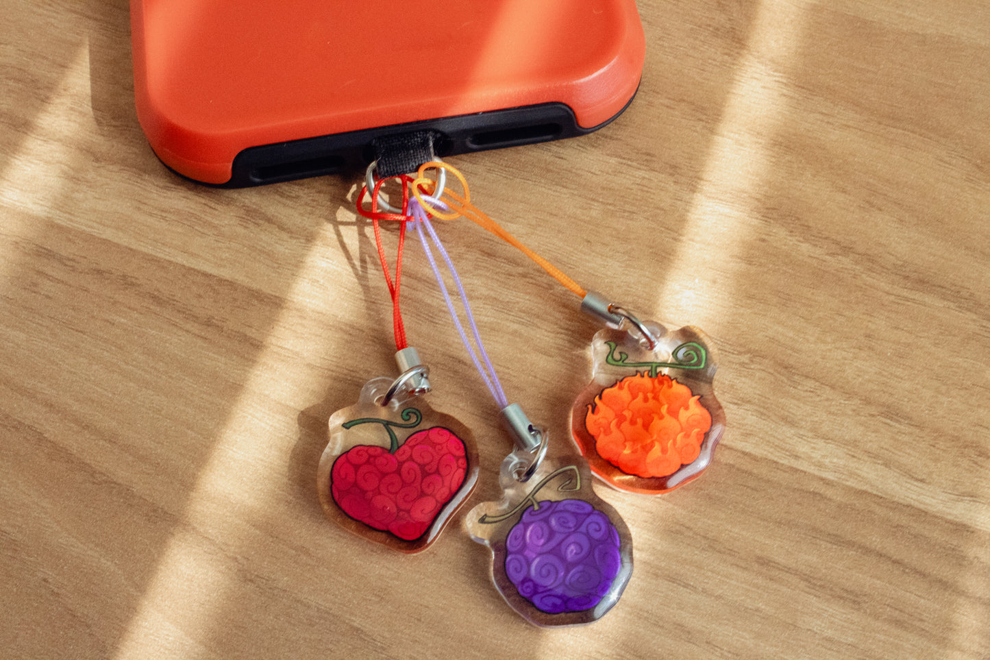 Devil Fruit Phone Charms