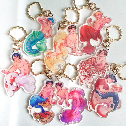 Ateez Sirens Keychains